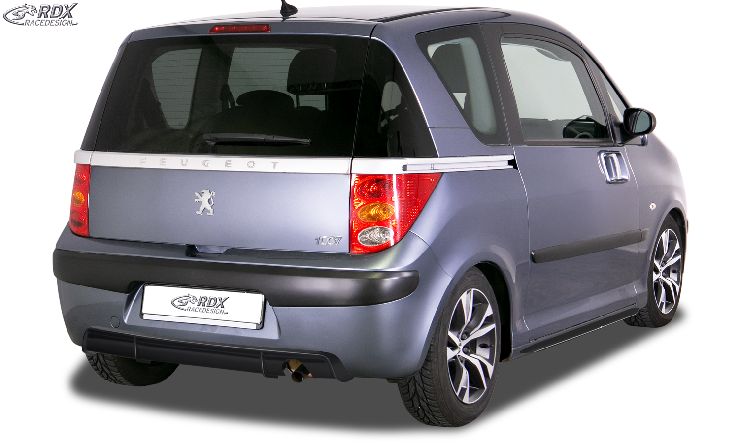 Bas de caisse (la paire) RDX pour PEUGEOT 1007 « Slim »