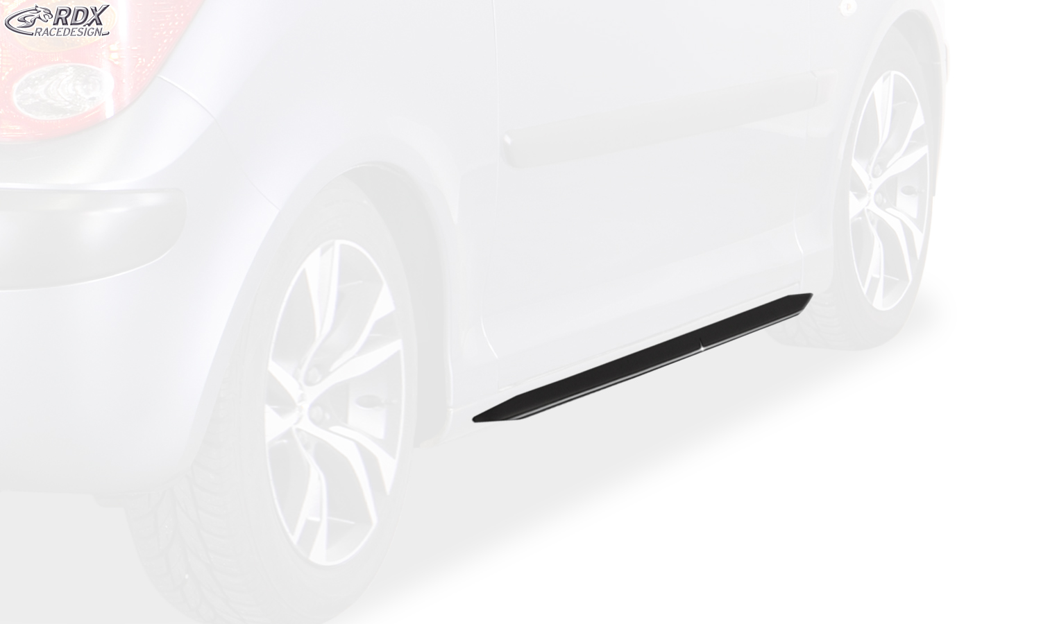 Bas de caisse (la paire) RDX pour PEUGEOT 1007 « Slim »