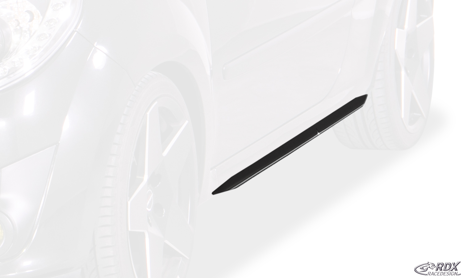 Bas de caisse (la paire) RDX pour RENAULT Twingo 2 2007-2014 « Slim »