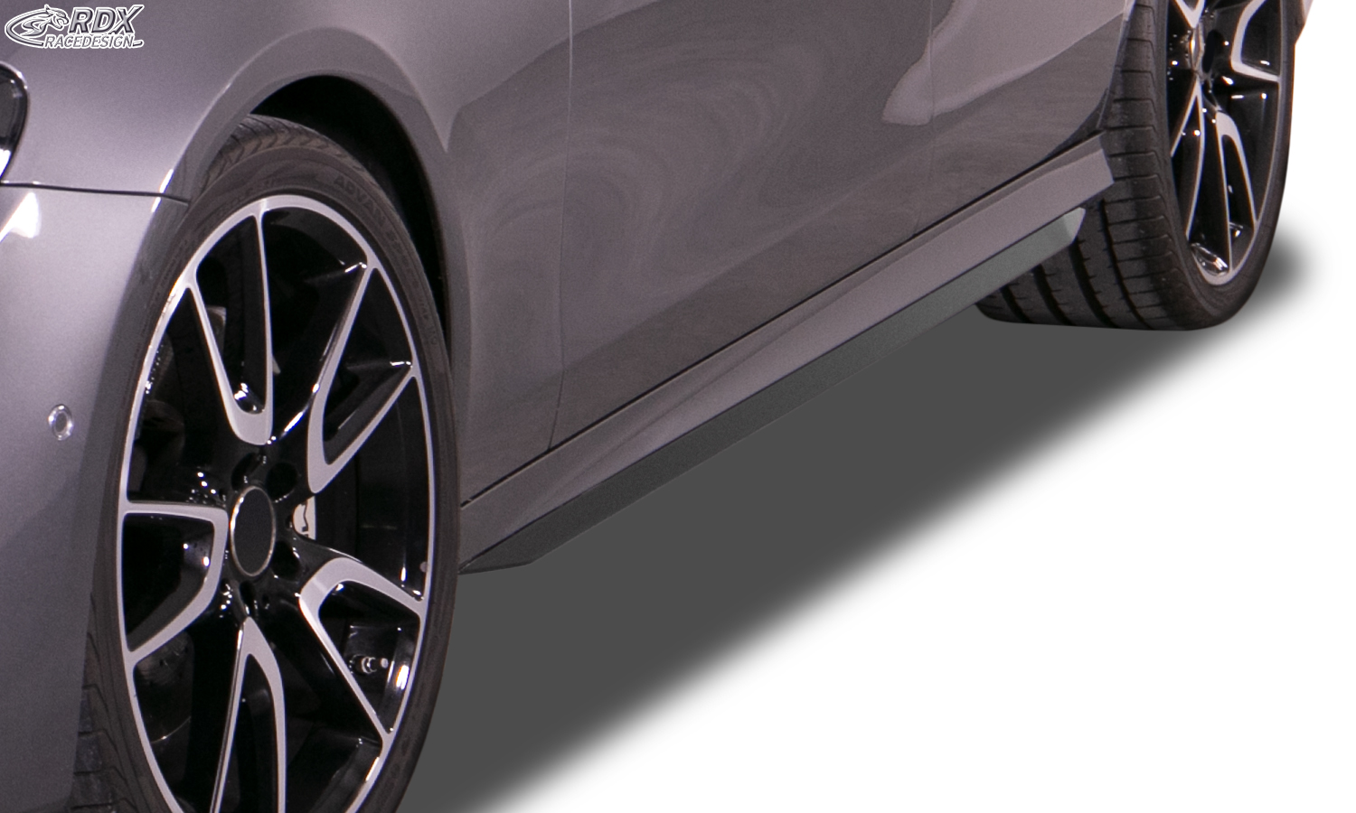 Bas de caisse (la paire) RDX pour MERCEDES Classe E AMG-Line et E43 AMG W213 / S213 (2016-2020) « Slim »