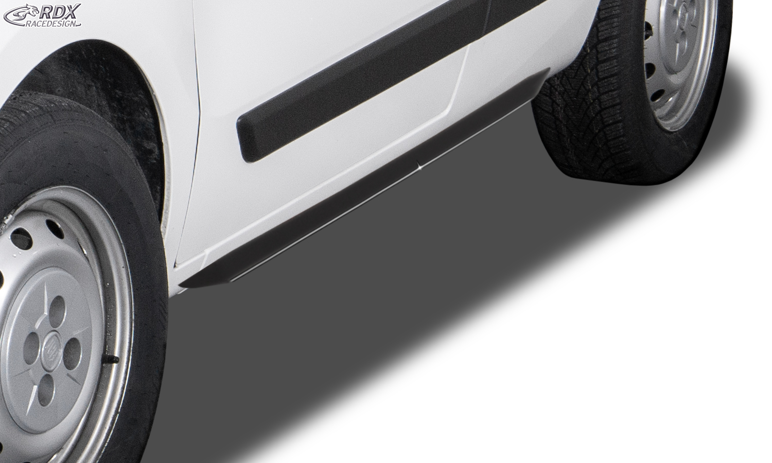 Bas de caisse (la paire) RDX pour FIAT Fiorino & Qubo (225 / 2016+) "Slim"