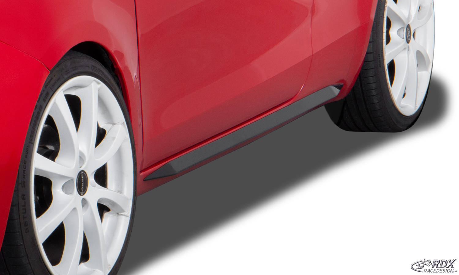 Bas de caisse (la paire) RDX pour TOYOTA Yaris P9 / XP9 / XP9F (2005-2011) "Slim"