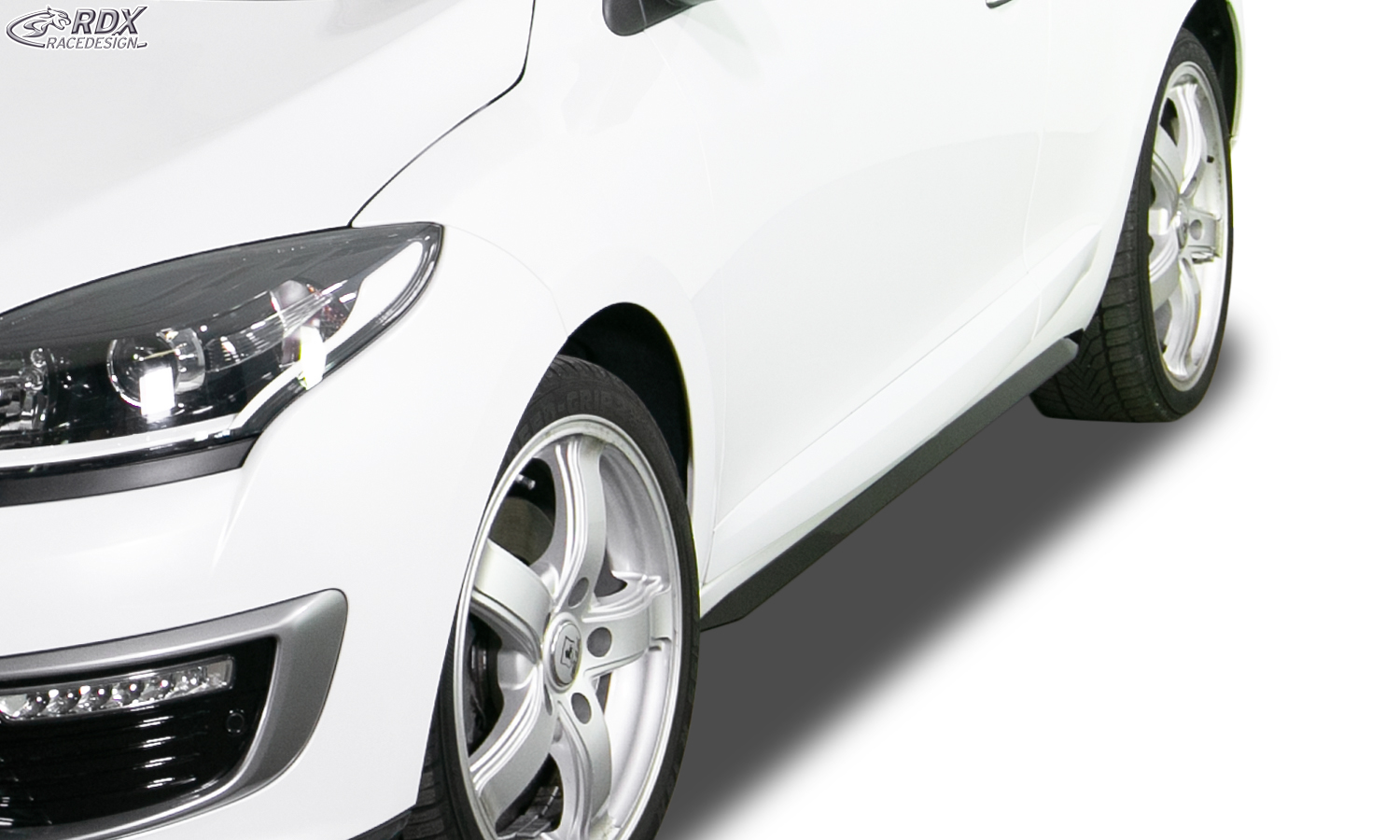 Bas de caisse (la paire) RDX pour RENAULT Megane 3 Coupé (2/3 portes) "Slim"