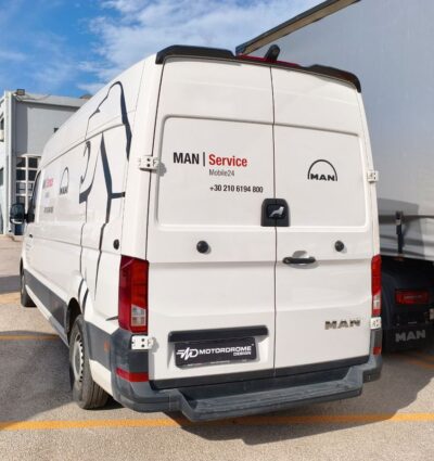 Ailerons / Becquets de toit V.1 double-porte Volkswagen Crafter Mk2 High Roof H2 / MAN TGE High Roof H2