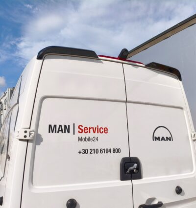 Ailerons / Becquets de toit V.2 double-porte Volkswagen Crafter Mk2 High Roof H2 / MAN TGE High Roof H2
