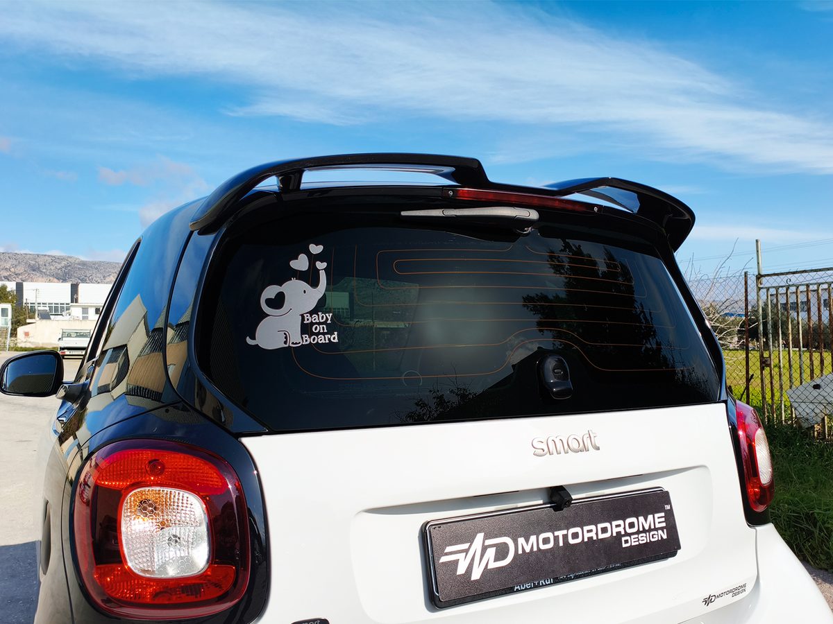Aileron / Becquet de toit Smart 453 Fortwo