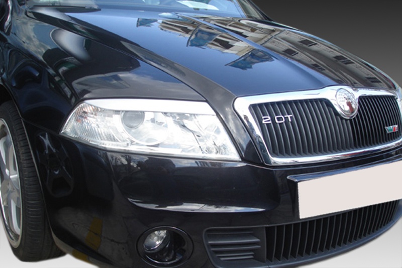 Paupières de phares (la paire) Skoda Octavia Mk2 (2004-2009)