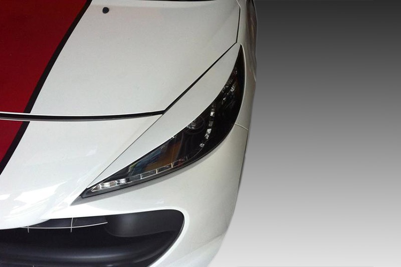 Paupières de phares (la paire) Peugeot 207