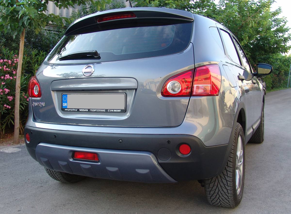 Diffuseur arrière avec emplacements capteurs Nissan Qashqai J10 Facelift (2009-2013)