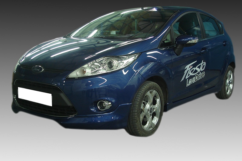 Spoiler / Lame de pare-chocs avant Ford Fiesta Mk7 (2008-2013)