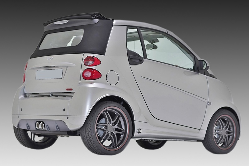 Diffuseur arrière Smart Fortwo 451 Facelift Anniversary Edition