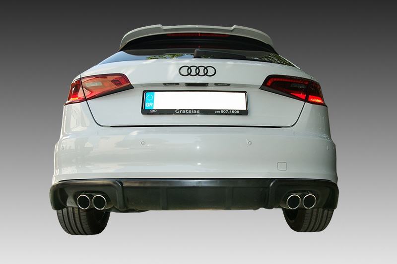 Diffuseur arrière Audi A3 8V Sportback (2013-2016) (Exhaust L+R)
