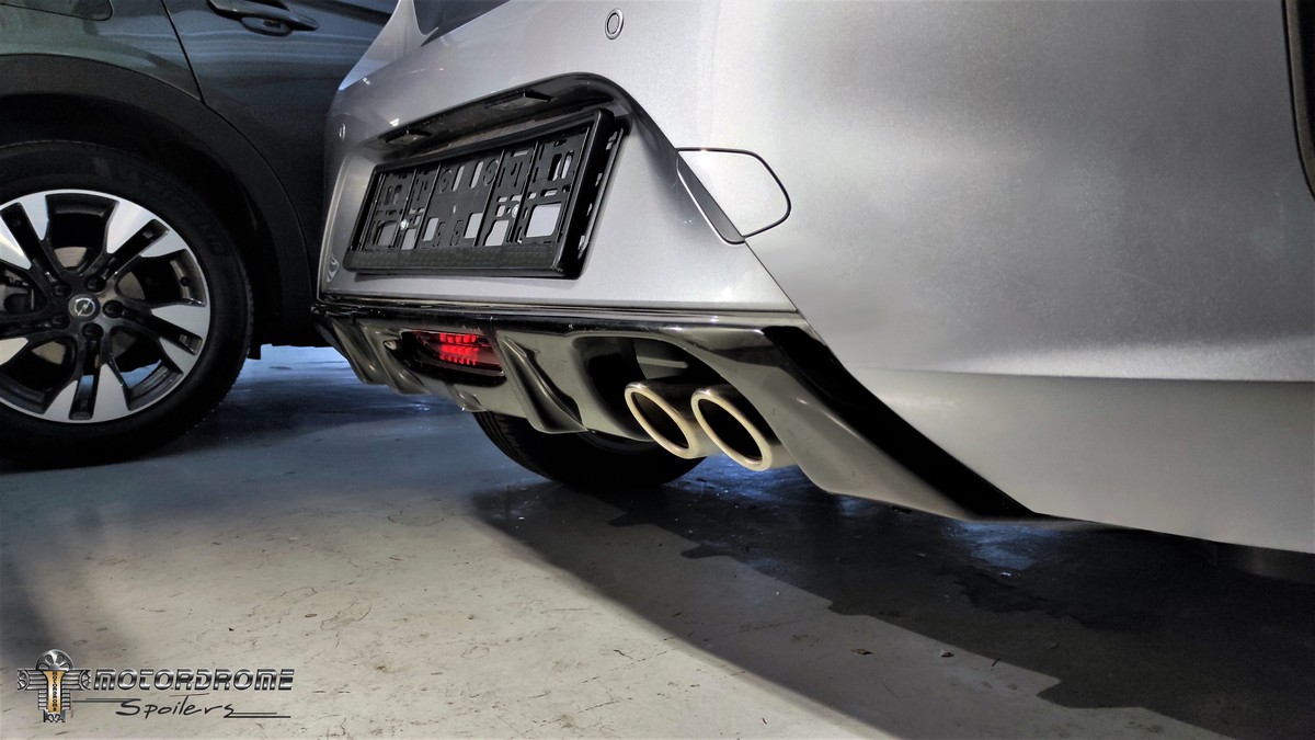 Diffuseur arrière avec double échappement Opel Corsa F GS-Line (2019-)