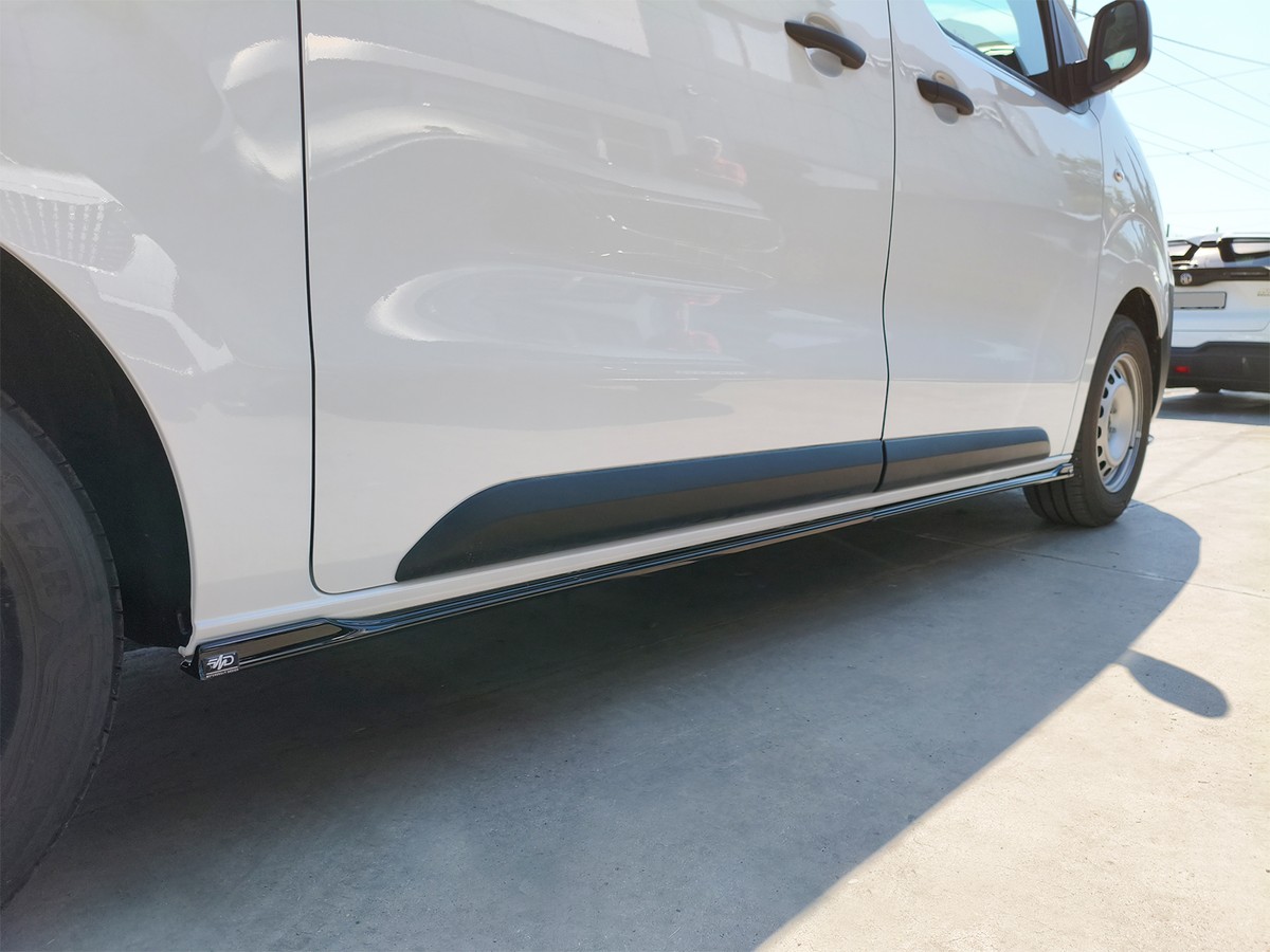 Extensions de bas de caisse (la paire) Citroen Jumpy / Space Tourer / Fiat Scudo / Opel Vivaro / Zafira Life / Peugeot Expert / Traveller / Toyota Proace L2 / L3 Mk3