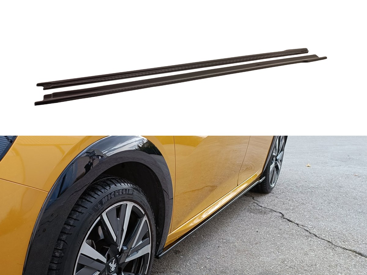 Extensions de bas de caisse V.2 (la paire) Peugeot 208 Mk2 (2019-)