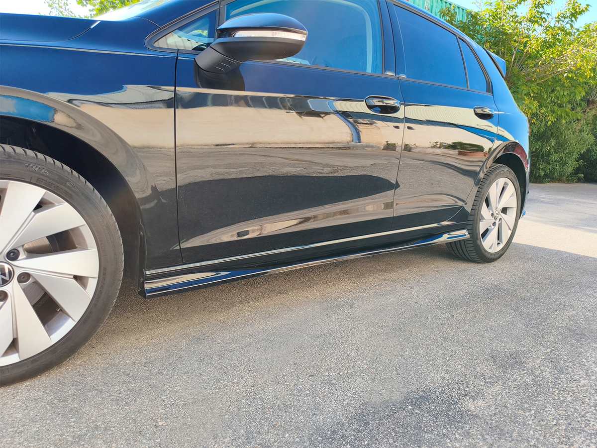 Extensions de bas de caisse (la paire) Volkswagen Golf MK8 / Mk8 Facelift