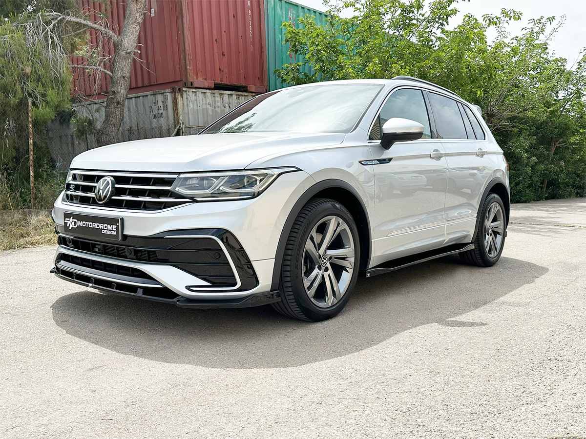 Extensions de bas de caisse (la paire) Volkswagen Tiguan R / R-Line Mk2 Facelift (2020-2024)