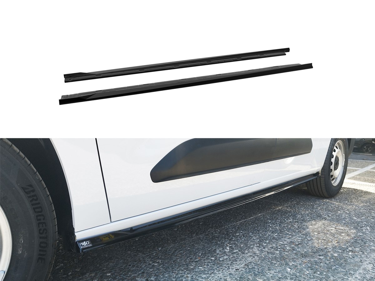 Extensions de bas de caisse (la paire) Citroen Berlingo L2 Mk3 / Peugeot Partner L2 Mk3 / Opel Combo E L2