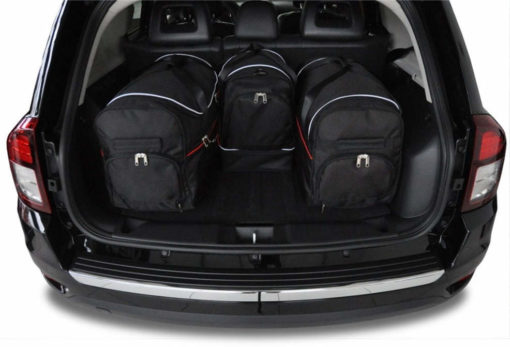 JEEP COMPASS I (2007/2015) - Pack de 4 sacs de voyage sur-mesure KJUST SPORT