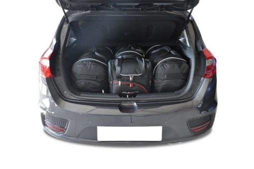 KIA CEE'D HATCHBACK II (2012/2018) - Pack de 4 sacs de voyage sur-mesure KJUST AERO