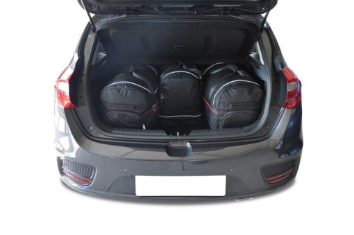 KIA CEE'D HATCHBACK II (2012/2018) - Pack de 4 sacs de voyage sur-mesure KJUST AERO