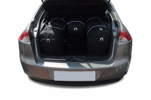 RENAULT LAGUNA HATCHBACK III (2007/2015) - Pack de 4 sacs de voyage sur-mesure KJUST SPORT