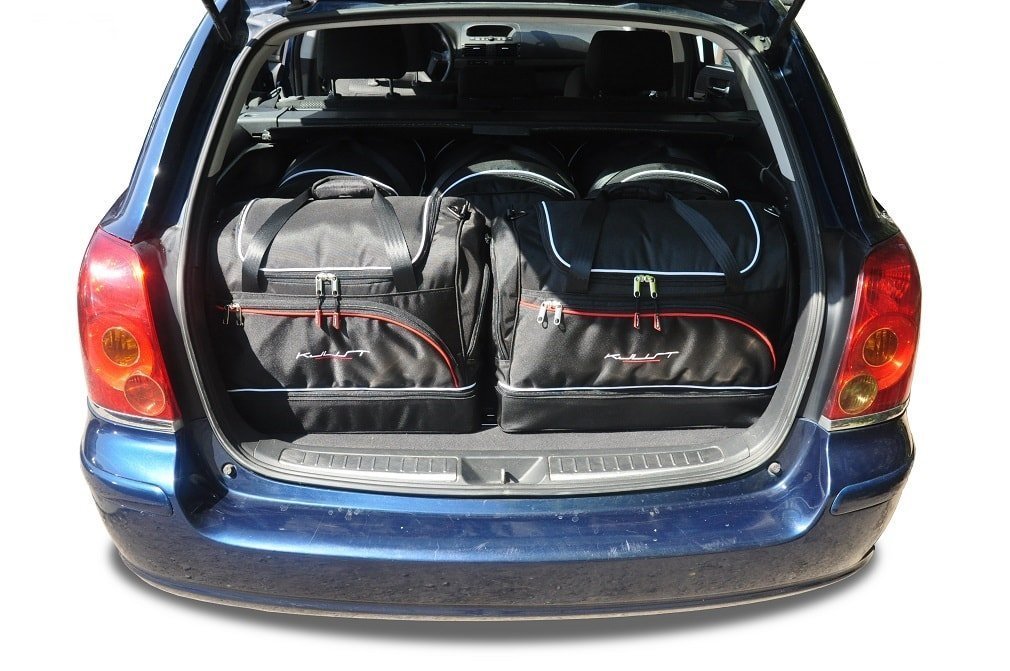 TOYOTA AVENSIS WAGON II (2002/2009) - Pack de 5 sacs de voyage sur-mesure KJUST SPORT