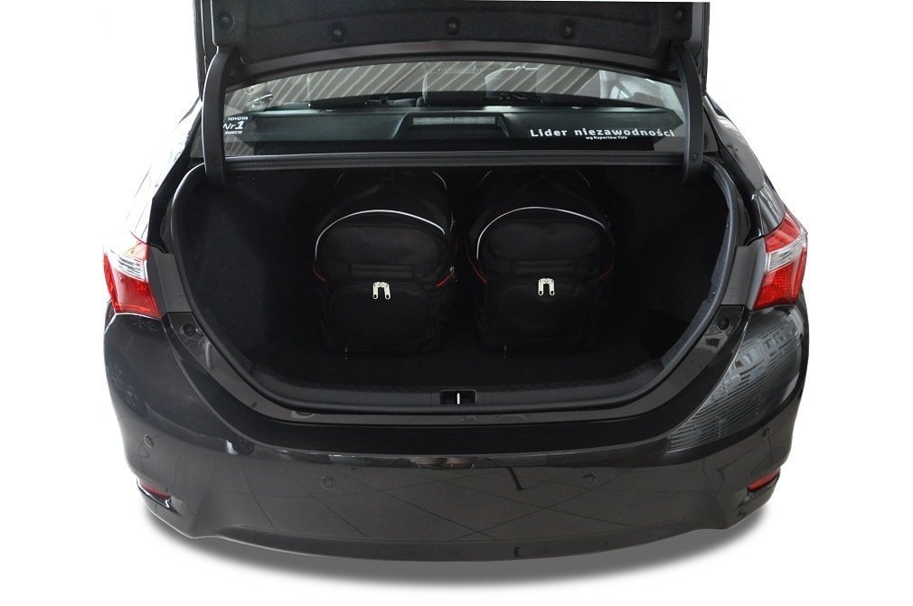 TOYOTA COROLLA LIMOUSINE XI 4 PORTES (2013/2018) - Pack de 4 sacs de voyage sur-mesure KJUST SPORT