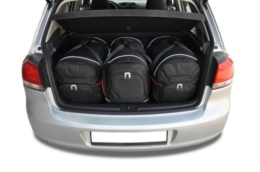 VW GOLF HATCHBACK VI 5 PORTES (2008/2012) - Pack de 3 sacs de voyage sur-mesure KJUST SPORT