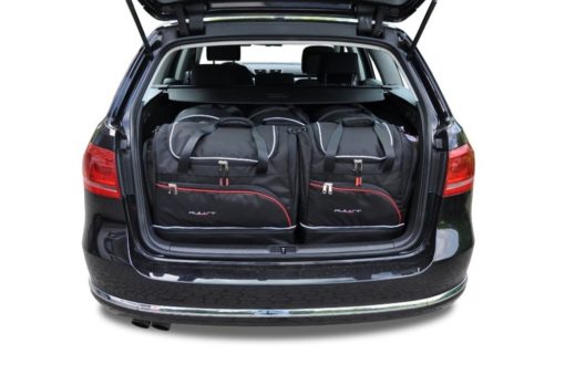 VW PASSAT VARIANT ALLTRACK B7 (2010/2014) - Pack de 5 sacs de voyage sur-mesure KJUST SPORT