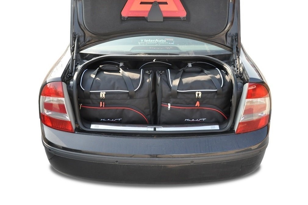SKODA SUPERB LIMOUSINE I (2001/2008) - Pack de 5 sacs de voyage sur-mesure KJUST SPORT