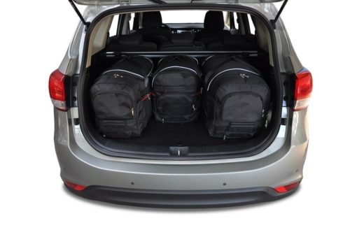 KIA CARENS IV (2013/+) - Pack de 4 sacs de voyage sur-mesure KJUST SPORT