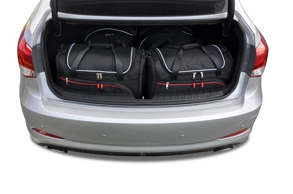 HYUNDAI I40 LIMOUSINE I (2011/+) - Pack de 4 sacs de voyage sur-mesure KJUST SPORT