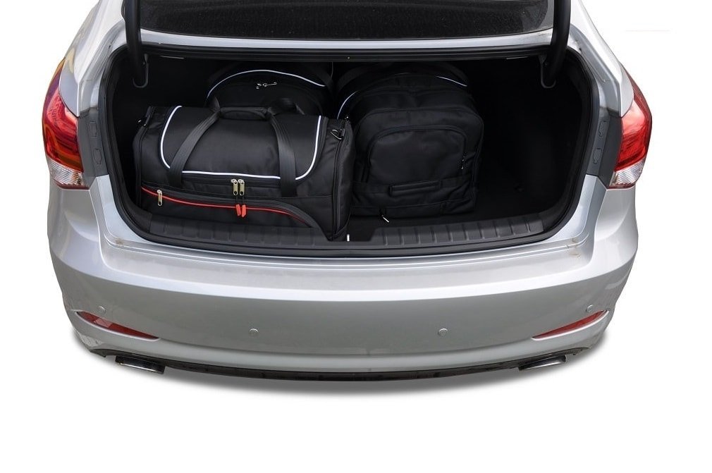 HYUNDAI I40 LIMOUSINE I (2011/+) - Pack de 4 sacs de voyage sur-mesure KJUST SPORT