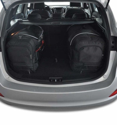 HYUNDAI I30 WAGON II (2012/2017) - Pack de 4 sacs de voyage sur-mesure KJUST SPORT