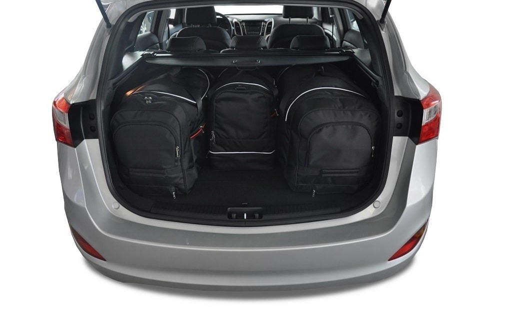 HYUNDAI I30 WAGON II (2012/2017) - Pack de 4 sacs de voyage sur-mesure KJUST SPORT