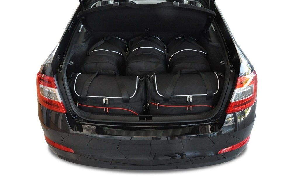 SKODA OCTAVIA LIFTBACK III (2013/2020) - Pack de 5 sacs de voyage sur-mesure KJUST AERO