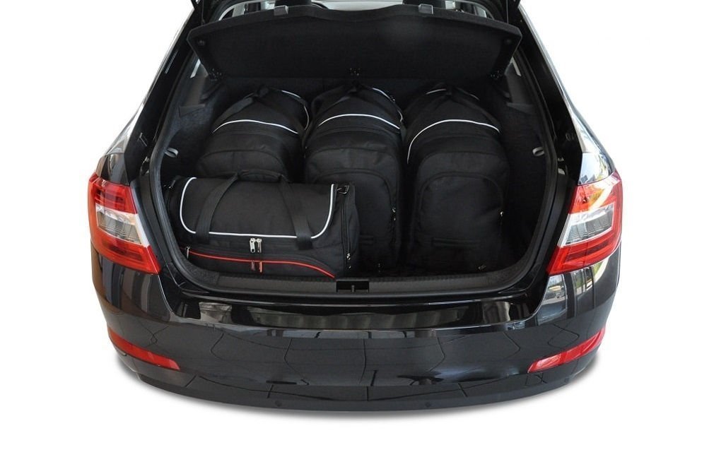 SKODA OCTAVIA LIFTBACK III (2013/2020) - Pack de 5 sacs de voyage sur-mesure KJUST AERO