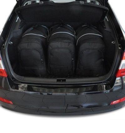 SKODA OCTAVIA LIFTBACK III (2013/2020) - Pack de 5 sacs de voyage sur-mesure KJUST AERO