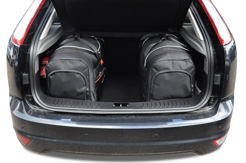 FORD FOCUS HATCHBACK II 5 PORTES (2004/2011) - Pack de 4 sacs de voyage sur-mesure KJUST SPORT