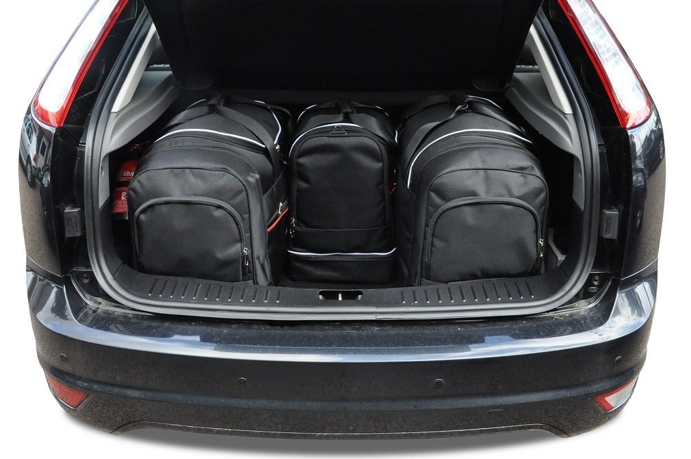 FORD FOCUS HATCHBACK II 5 PORTES (2004/2011) - Pack de 4 sacs de voyage sur-mesure KJUST SPORT