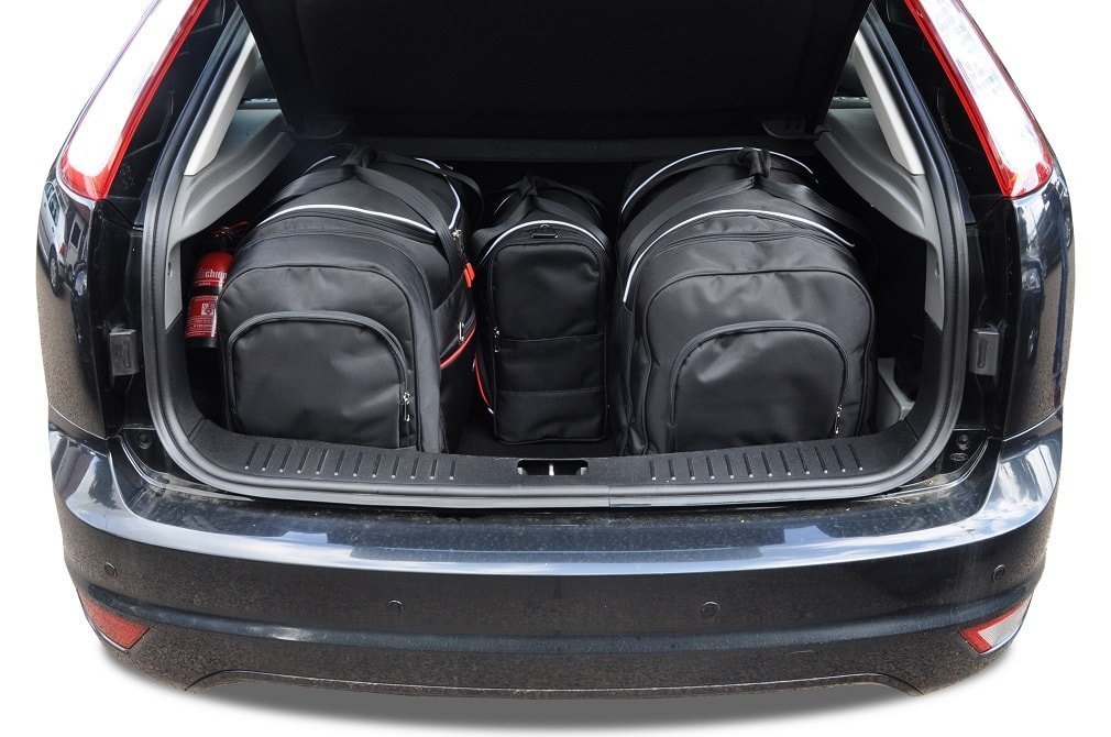 FORD FOCUS HATCHBACK II (2004/2011) - Pack de 4 sacs de voyage sur-mesure KJUST AERO
