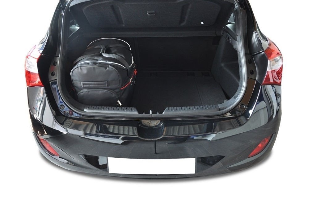 HYUNDAI I30 HATCHBACK II (2012/2016) - Pack de 3 sacs de voyage sur-mesure KJUST AERO