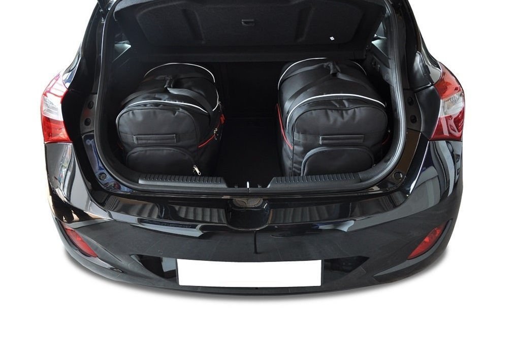 HYUNDAI I30 HATCHBACK II (2012/2016) - Pack de 3 sacs de voyage sur-mesure KJUST AERO