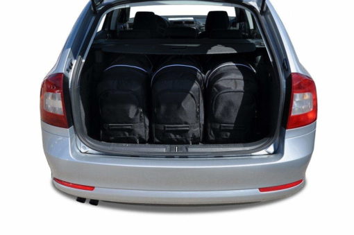 SKODA OCTAVIA KOMBI II (2004/2013) - Pack de 5 sacs de voyage sur-mesure KJUST AERO