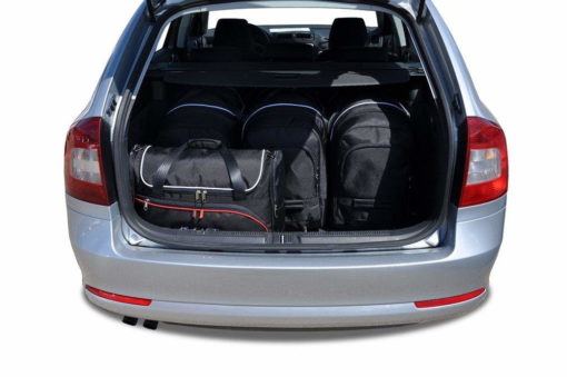 SKODA OCTAVIA KOMBI II (2004/2013) - Pack de 5 sacs de voyage sur-mesure KJUST AERO