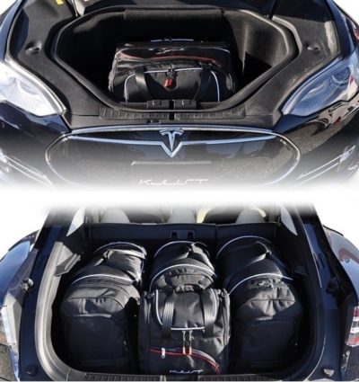 Pack KJUST sacs (coffre avant et arrière) sur mesure pour Tesla Mod