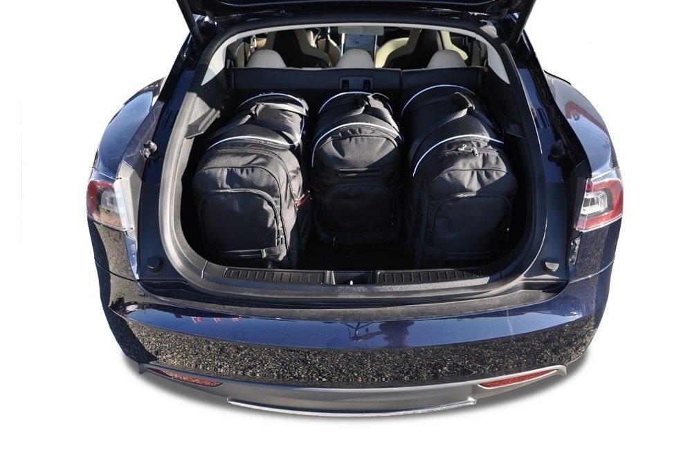 TESLA MODEL S I (2012/2016) - Pack de 4 sacs de voyage sur-mesure KJUST SPORT