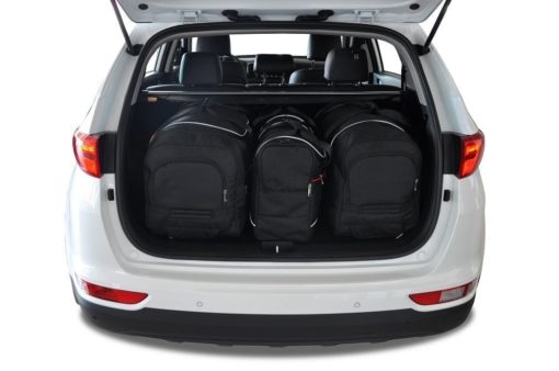 KIA SPORTAGE IV (2016/2021) - Pack de 4 sacs de voyage sur-mesure KJUST AERO