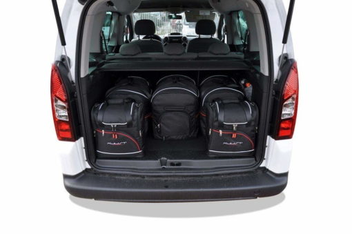 PEUGEOT PARTNER II (2008/+) - Pack de 6 sacs de voyage sur-mesure KJUST AERO